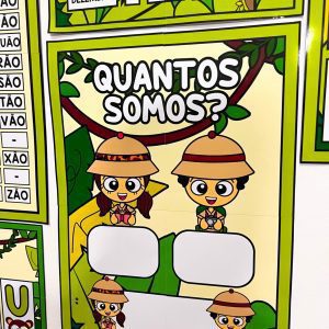 Kit Sala de Aula - Tema Safari - Decoração Escolar