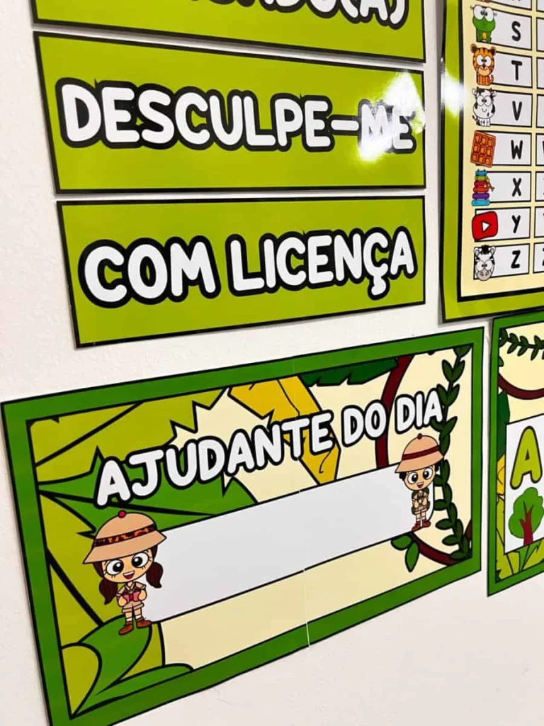 Kit Sala de Aula Safari com 16 Recursos — foto 8