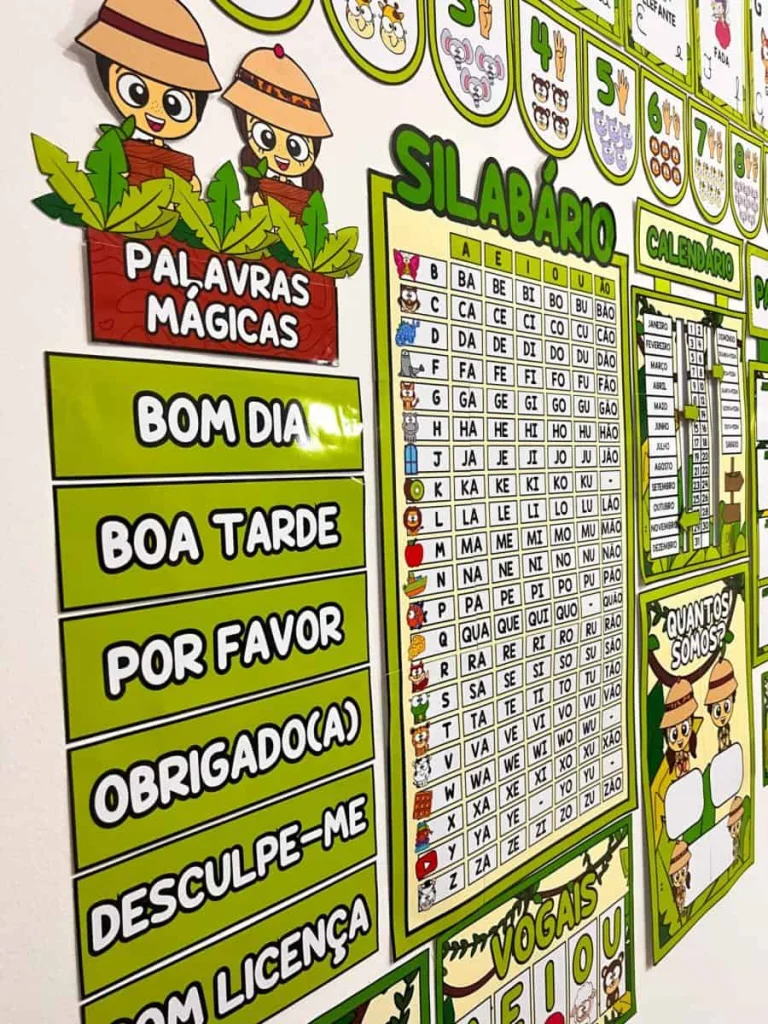Kit Sala de Aula Safari com 16 Recursos — foto 9