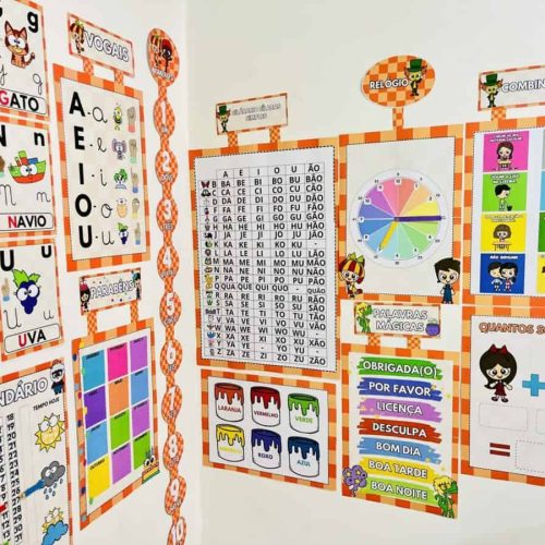Kit Sala de Aula - Turma do Sítio do Pica-Pau Amarelo - Decoração Escolar