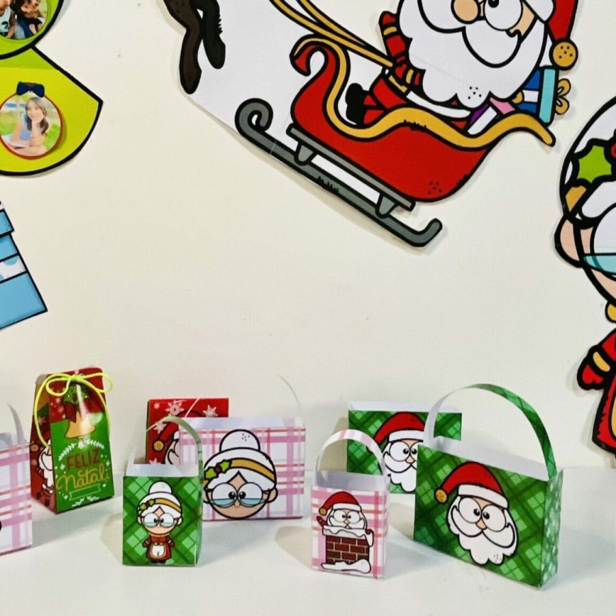 Painel Natalino Editável - Natal - Pedagogia de Ideias Painel Natalino Editável - Natal