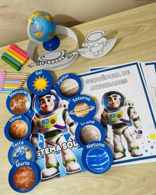 Sistema Solar Lúdico - Atividades de Sala de Aula