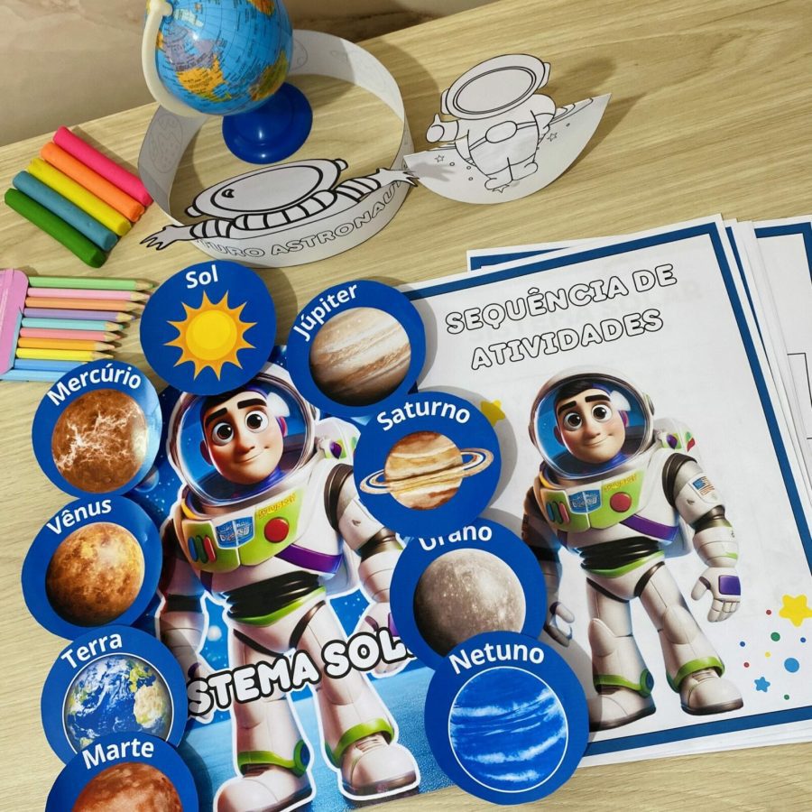 Sistema Solar Lúdico - Atividades de Sala de Aula