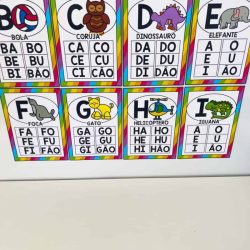 Alfabeto de Parede - Letra Bastão - Decoração Escolar