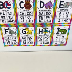 Alfabeto de Parede - Letra Bastão - tegoria%