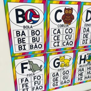 Alfabeto de Parede - Letra Bastão - tegoria%