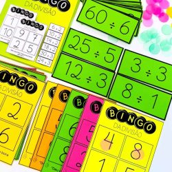 Bingo da Divisão - Matemática