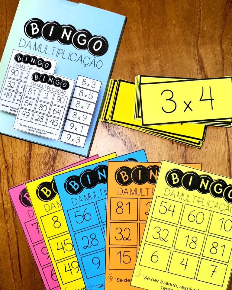 Bingo da Multiplicação com 44 Cartelas — foto 5