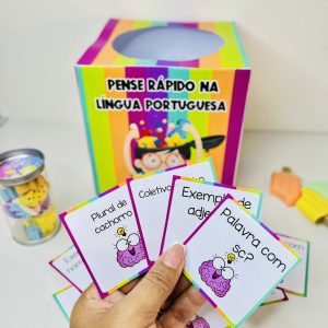 Caixa Pense Rápido na Língua Portuguesa - Língua Portuguesa - Pedagogia de Ideias Caixa Pense Rápido na Língua Portuguesa - Língua Portuguesa