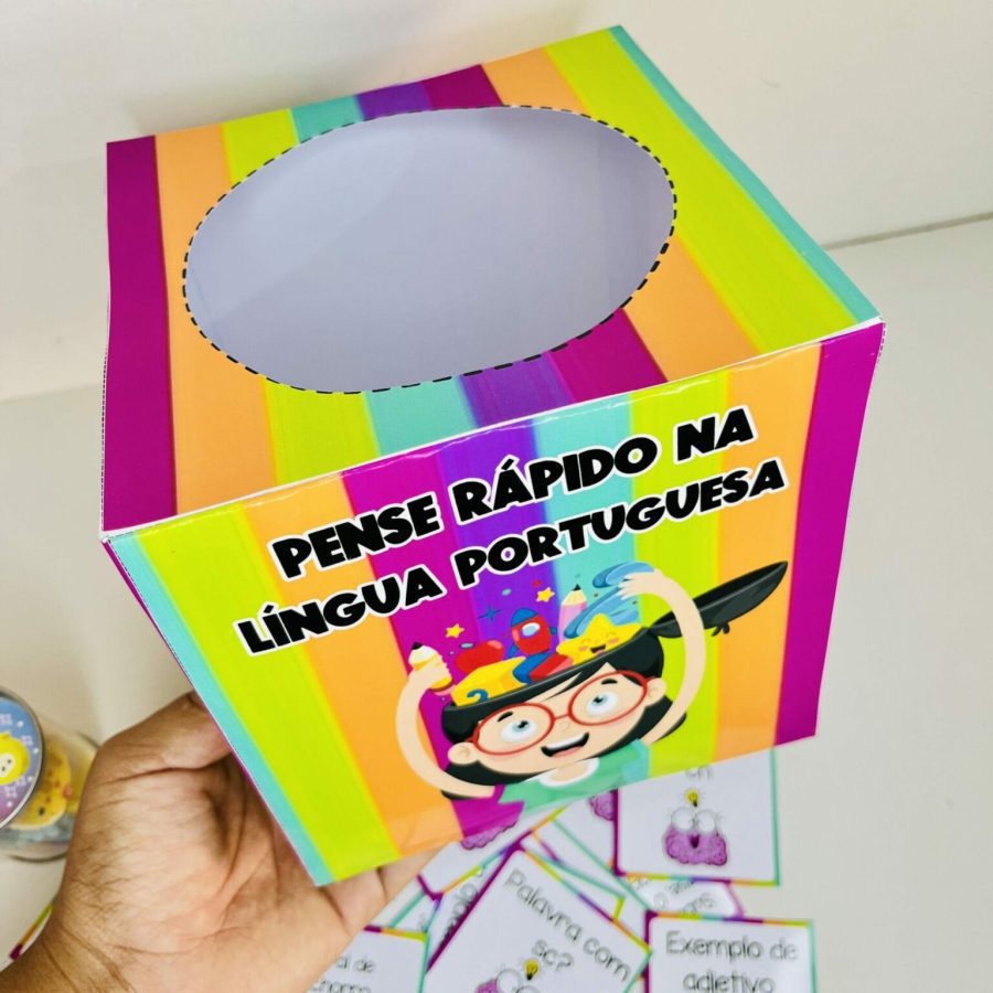 Caixa Pense Rápido na Língua Portuguesa - Língua Portuguesa - Pedagogia de Ideias Caixa Pense Rápido na Língua Portuguesa - Língua Portuguesa