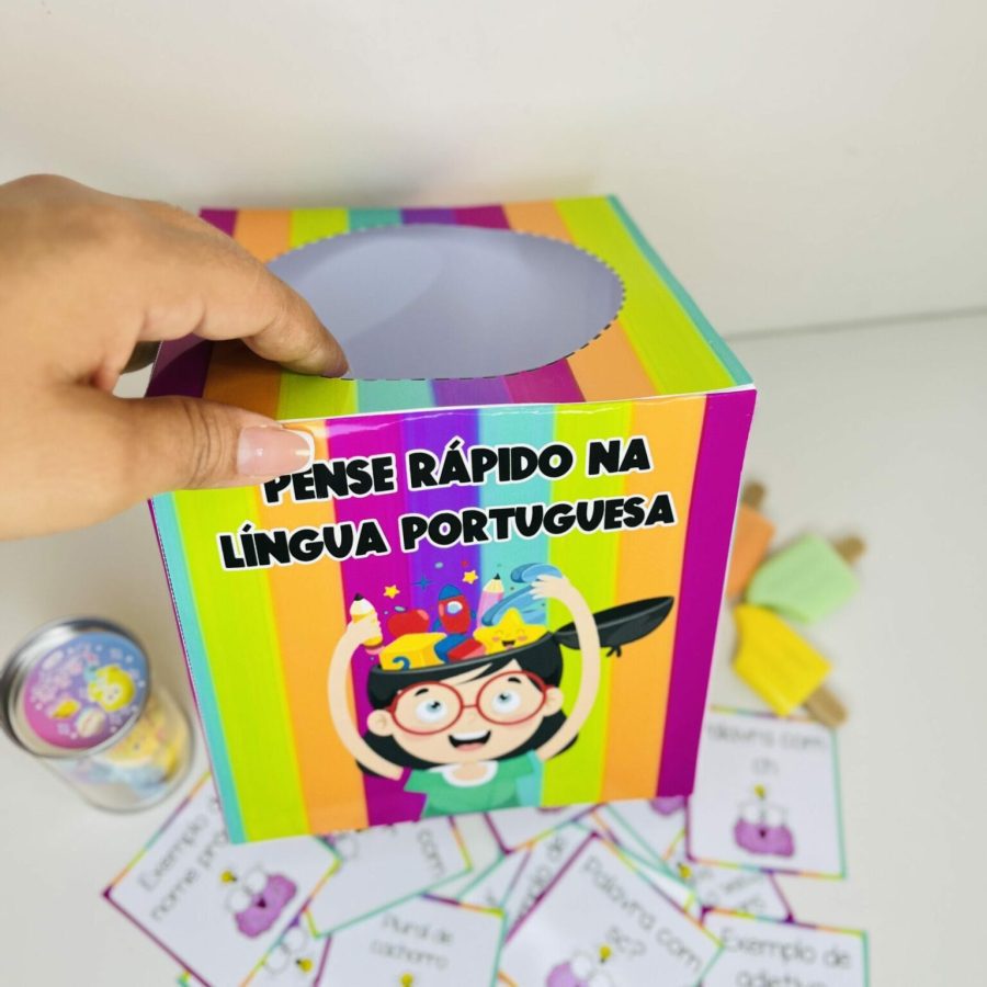 Caixa Pense Rápido na Língua Portuguesa - Língua Portuguesa - Pedagogia de Ideias Caixa Pense Rápido na Língua Portuguesa - Língua Portuguesa