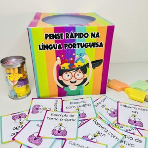 Caixa Pense Rápido na Língua Portuguesa - Língua Portuguesa - Pedagogia de Ideias Caixa Pense Rápido na Língua Portuguesa - Língua Portuguesa