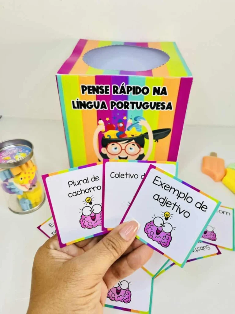 Caixa Pense Rápido de Língua Portuguesa — foto 1