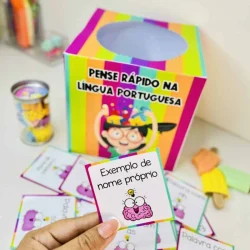 Jogo educativo para aprender Língua Portuguesa com Pedagogia de Ideias.