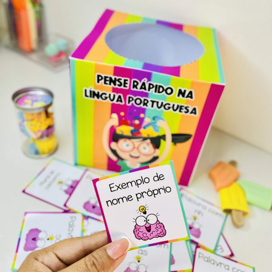 Caixa Pense Rápido na Língua Portuguesa - Língua Portuguesa - Pedagogia de Ideias Caixa Pense Rápido na Língua Portuguesa - Língua Portuguesa