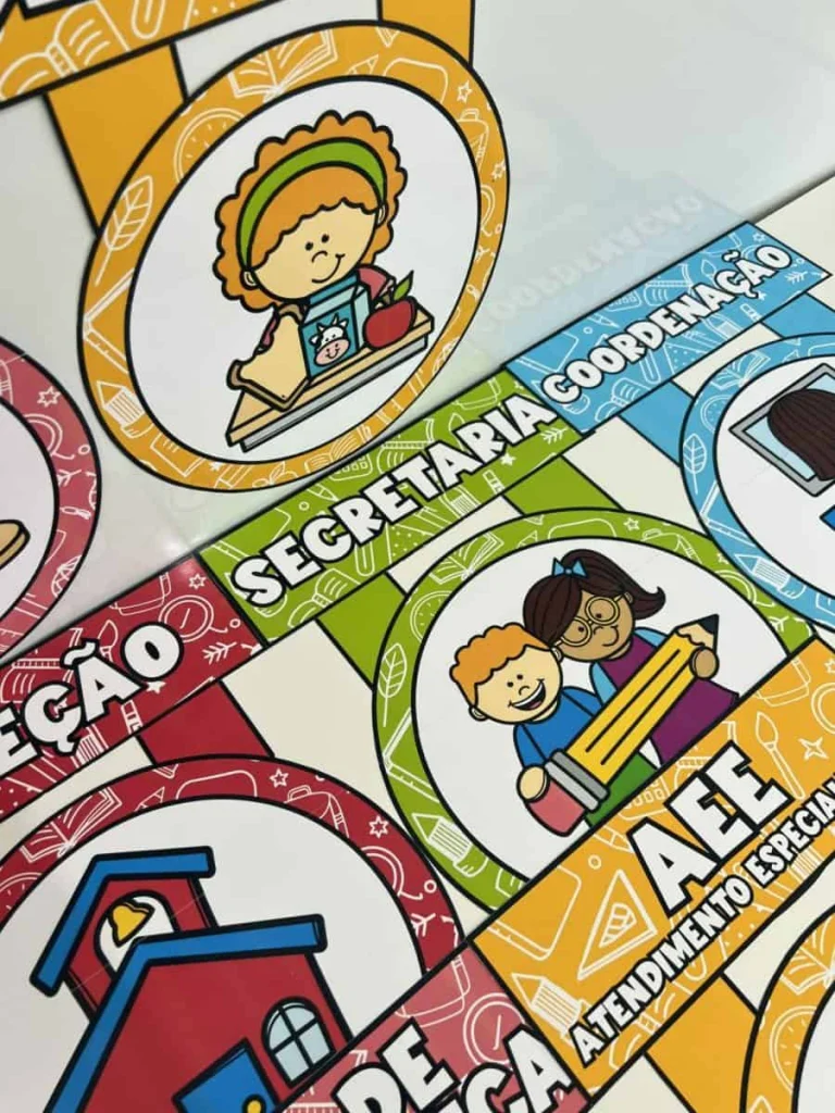 Placas de Portas Escolares com 12 Ambientes — foto 4