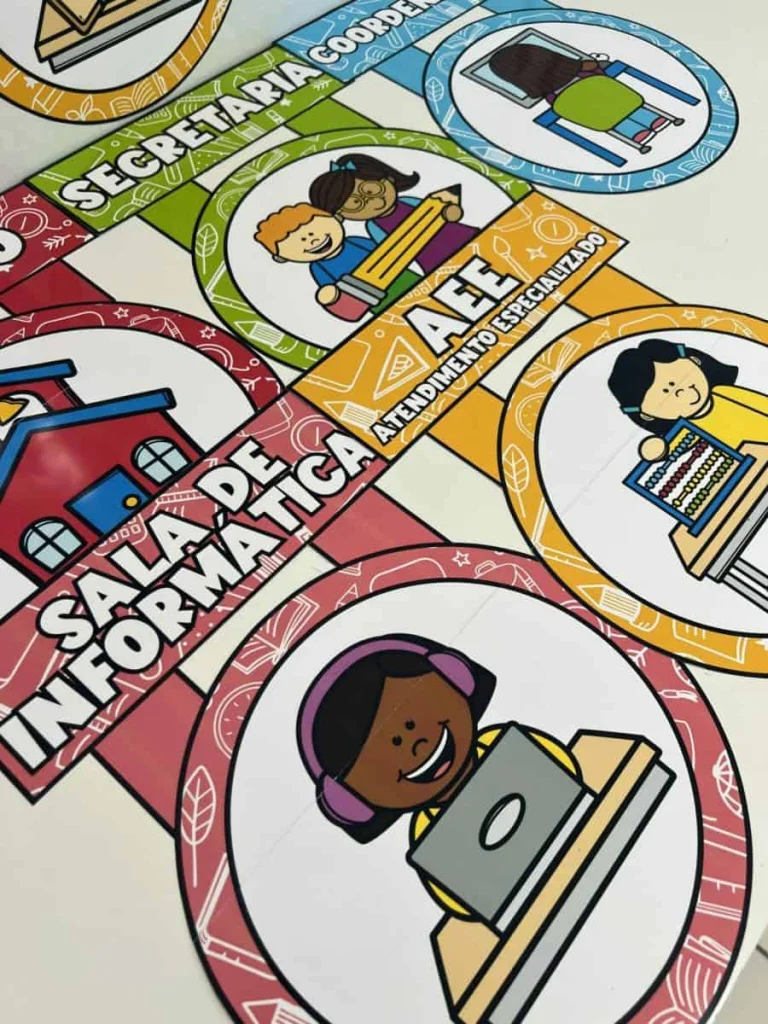 Placas de Portas Escolares com 12 Ambientes — foto 5