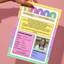 Conheça a Professora - Volta às Aulas