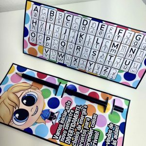 Crachá de Mesa e Porta-Lápis - Volta às Aulas Divertidamente - Volta às Aulas