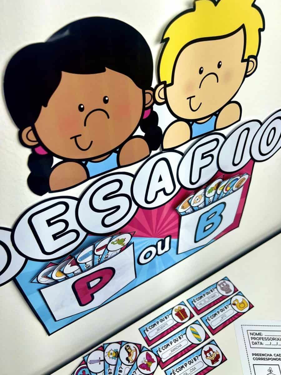 Desafio P e B - Alfabetização