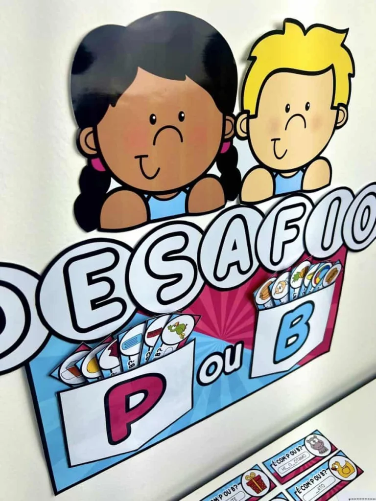 Atividade Desafio P e B na Alfabetização — foto 3