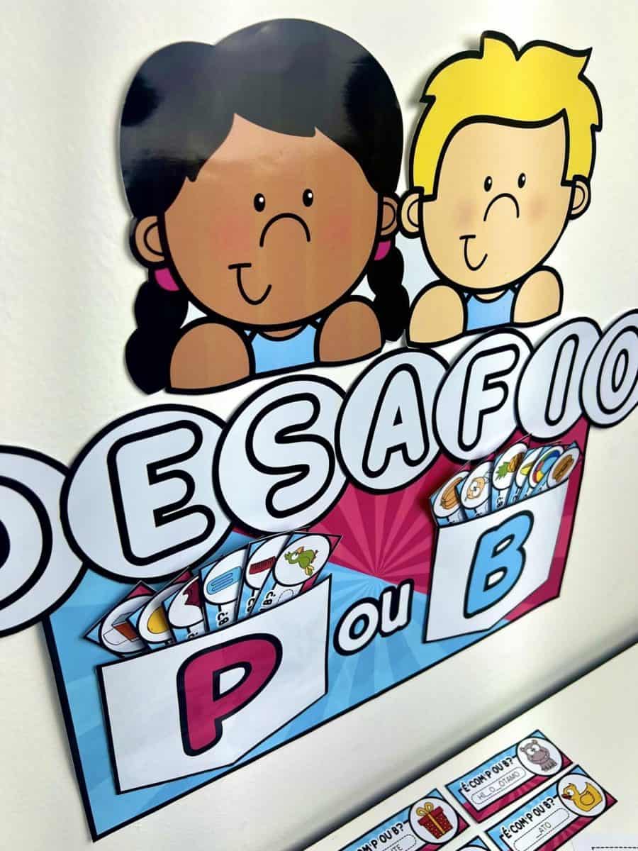 Desafio P e B - Alfabetização