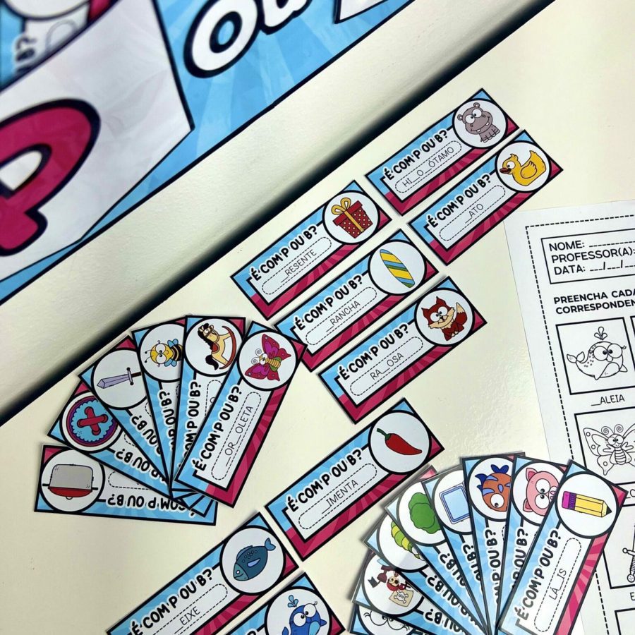 Desafio P e B - Alfabetização - Pedagogia de Ideias Desafio P e B - Alfabetização