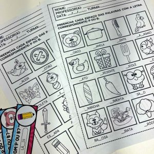 Desafio P e B - Alfabetização - Pedagogia de Ideias Desafio P e B - Alfabetização