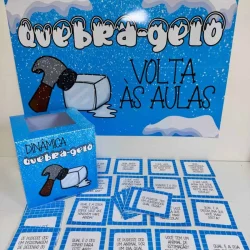 Atividade de quebra-gelo para aulas com jogo de perguntas.