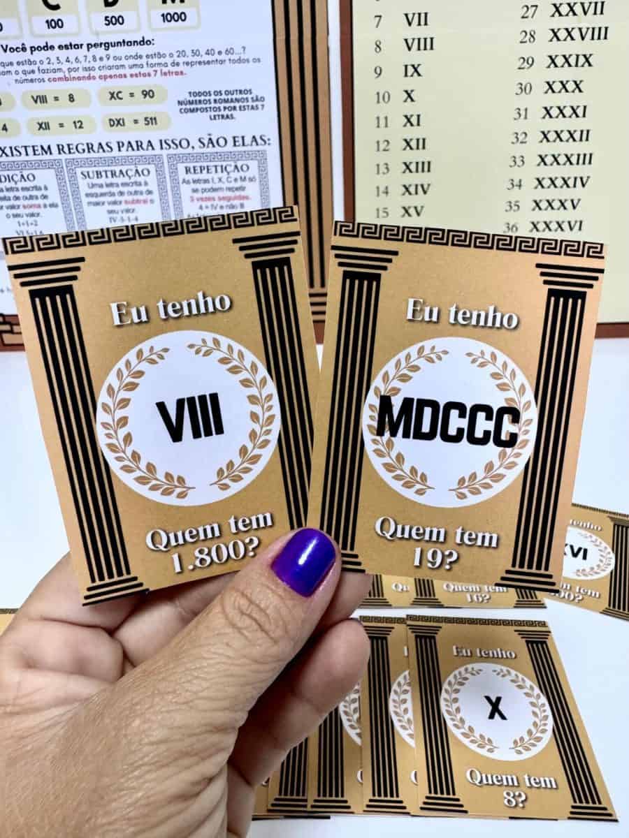 Eu Tenho... Quem Tem? - Números Romanos - Jogos Educativos