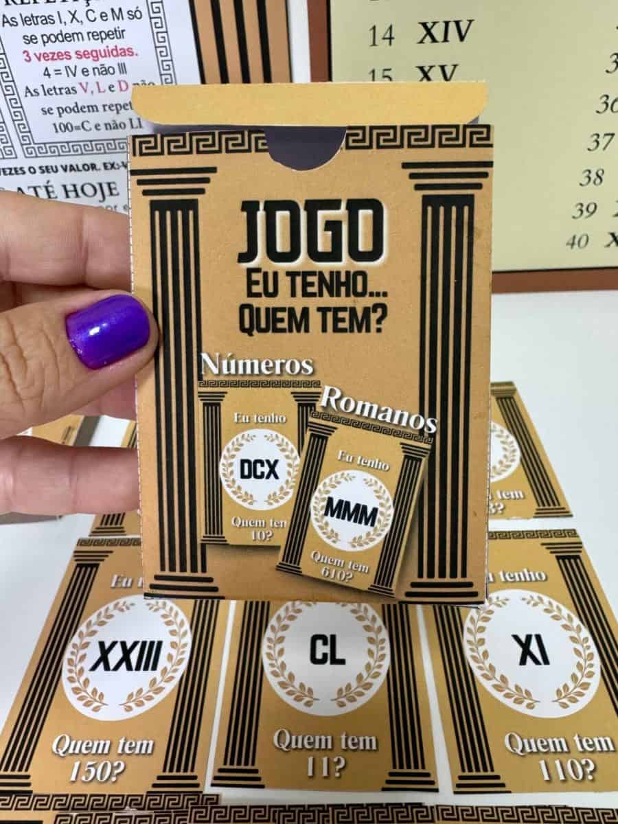 Eu Tenho... Quem Tem? - Números Romanos - Jogos Educativos