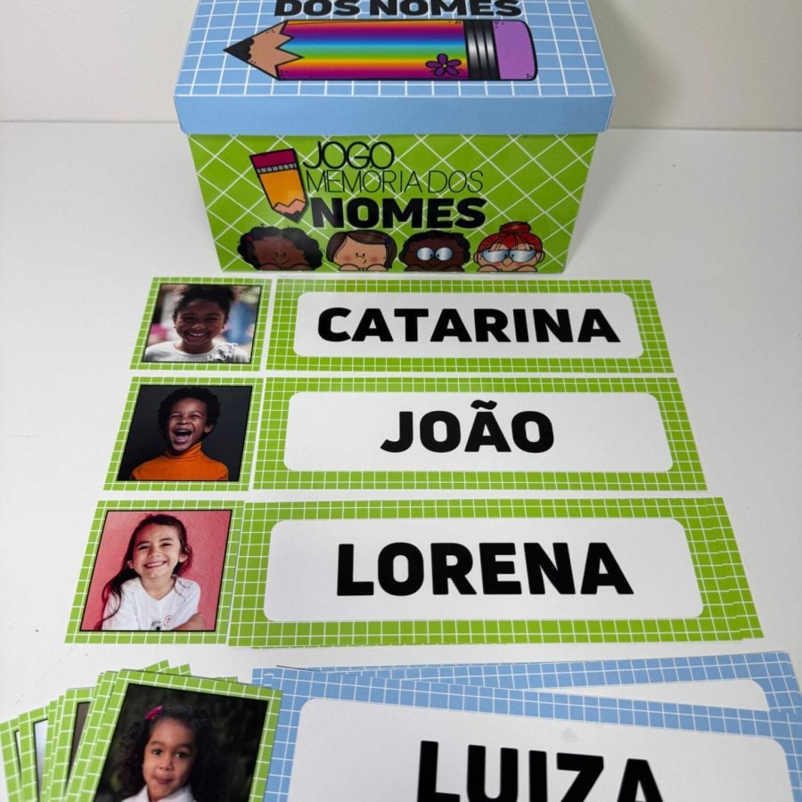 Jogo da Memória dos Nomes - Alfabetização - Pedagogia de Ideias Jogo da Memória dos Nomes - Alfabetização