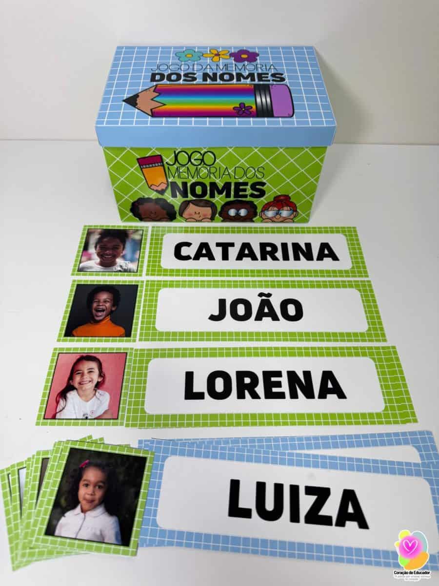 Jogo da Memória dos Nomes - Alfabetização