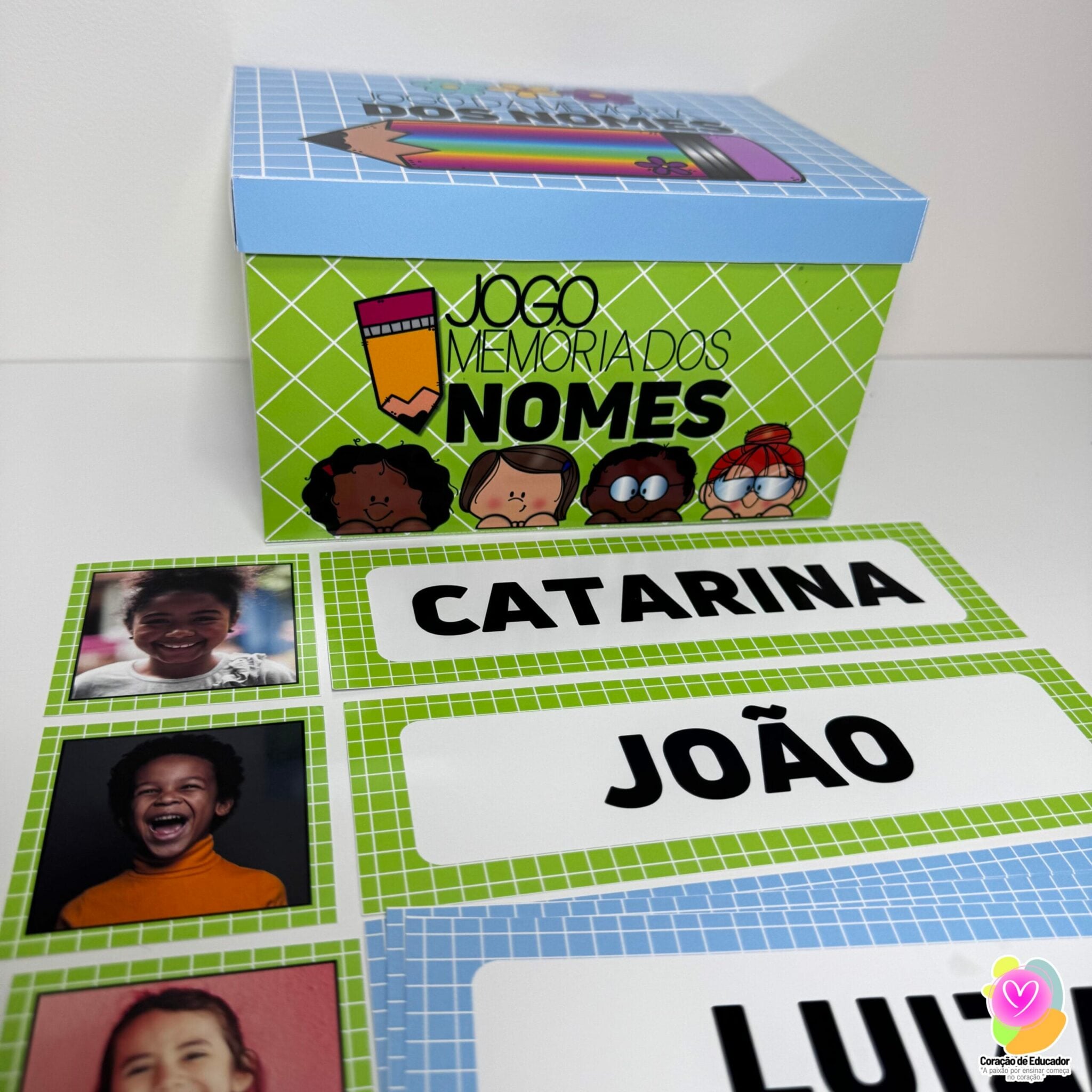Jogo da Memória dos Nomes - Alfabetização - Pedagogia de Ideias Jogo da Memória dos Nomes - Alfabetização