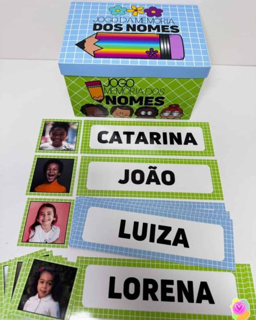 Jogo da Memória dos Nomes - Alfabetização