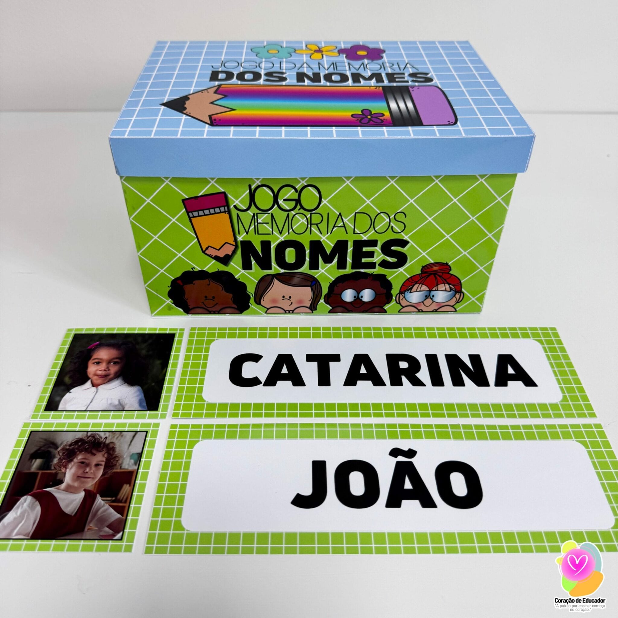 Jogo da Memória dos Nomes - Alfabetização - Pedagogia de Ideias Jogo da Memória dos Nomes - Alfabetização