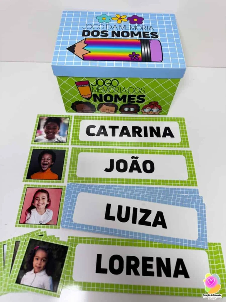 Jogo da Memória dos Nomes Editável — foto 1