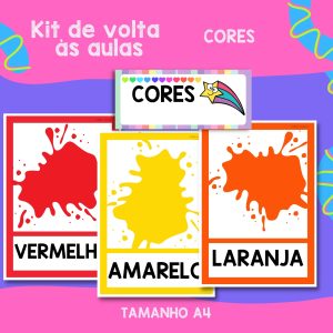 Kit de Volta às Aulas – Arco-Íris - Kit Sala de Aula - Pedagogia de Ideias Kit de Volta às Aulas – Arco-Íris - Kit Sala de Aula