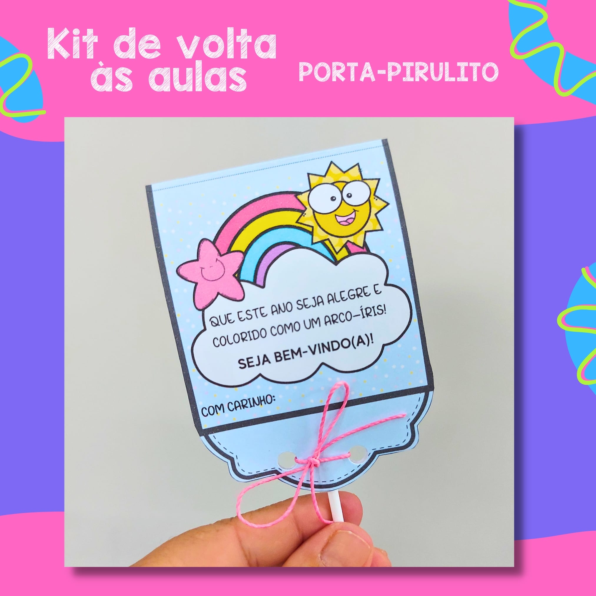 Kit de Volta às Aulas – Arco-Íris - Kit Sala de Aula - Pedagogia de Ideias Kit de Volta às Aulas – Arco-Íris - Kit Sala de Aula
