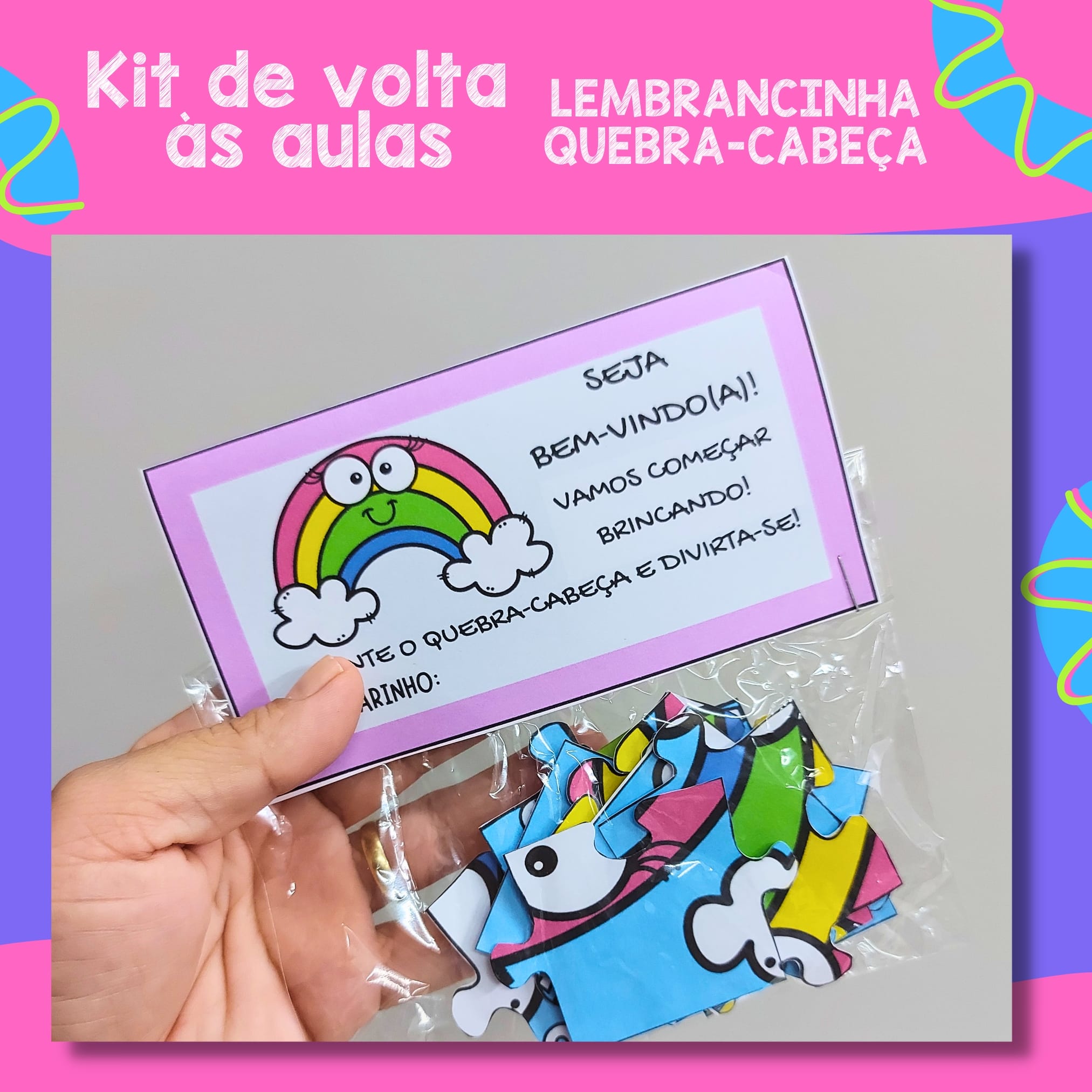 Kit de Volta às Aulas – Arco-Íris - Kit Sala de Aula - Pedagogia de Ideias Kit de Volta às Aulas – Arco-Íris - Kit Sala de Aula