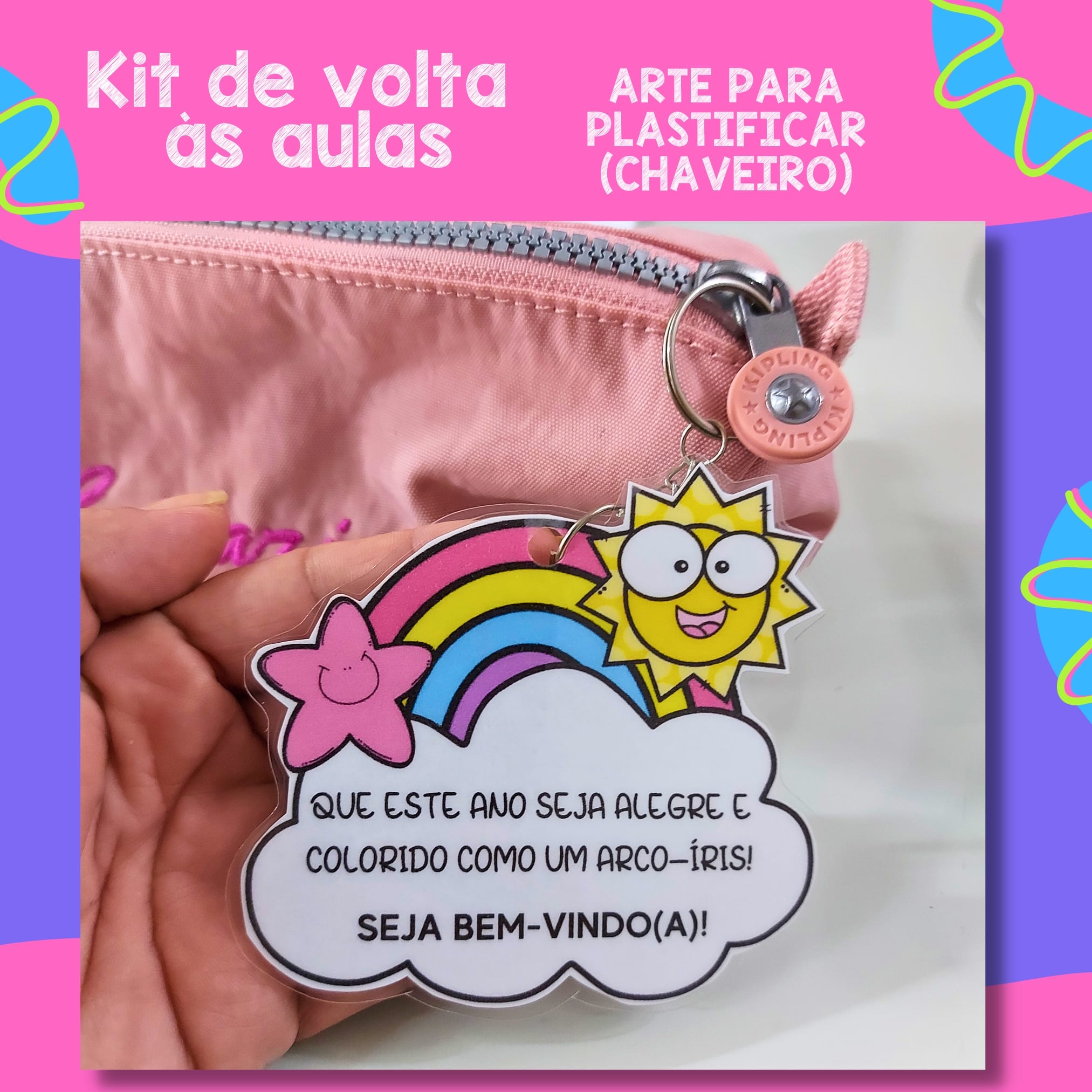 Kit de Volta às Aulas – Arco-Íris - Kit Sala de Aula - Pedagogia de Ideias Kit de Volta às Aulas – Arco-Íris - Kit Sala de Aula
