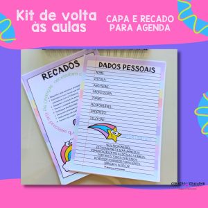 Kit de Volta às Aulas – Arco-Íris - Kit Sala de Aula - Pedagogia de Ideias Kit de Volta às Aulas – Arco-Íris - Kit Sala de Aula