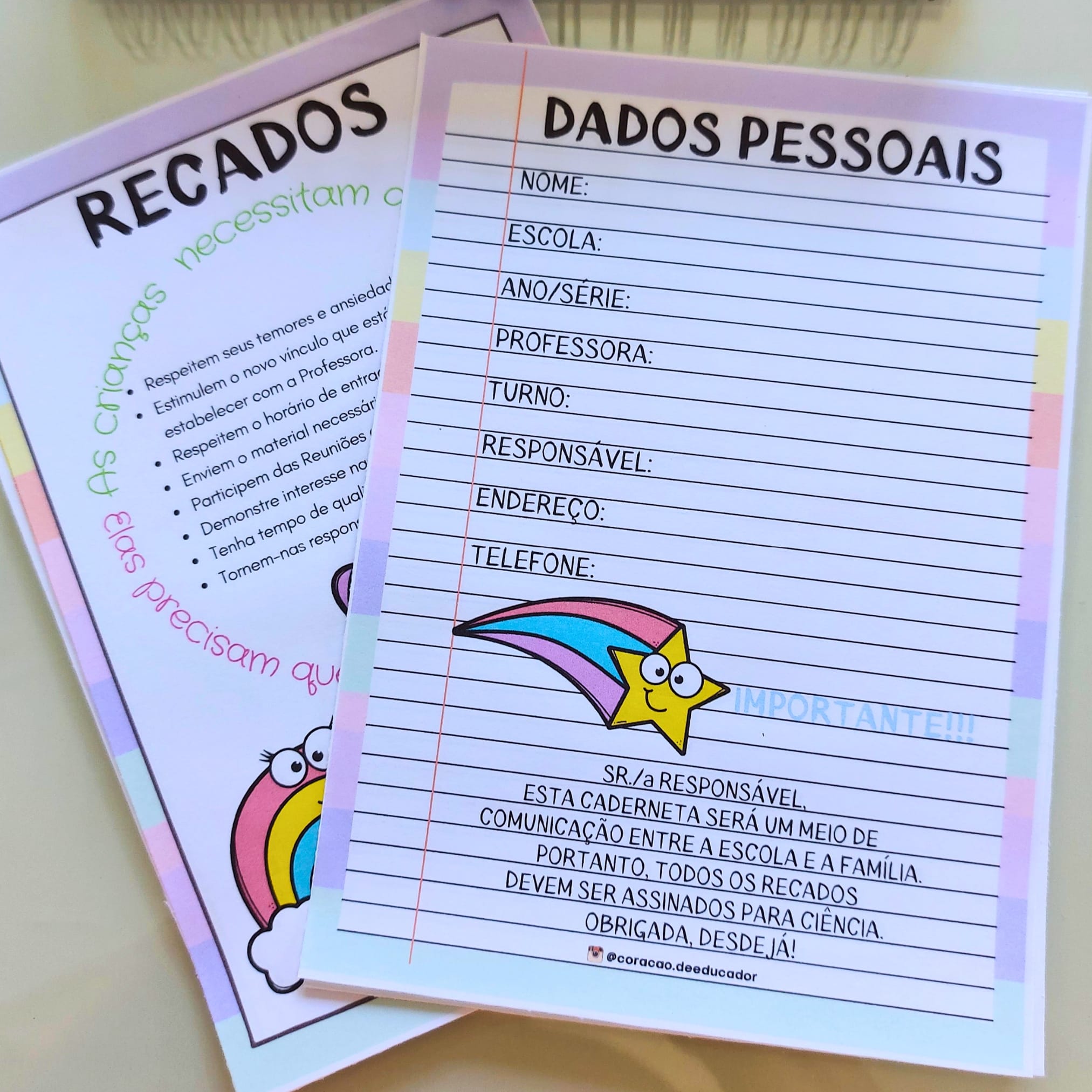 Kit de Volta às Aulas – Arco-Íris - Kit Sala de Aula - Pedagogia de Ideias Kit de Volta às Aulas – Arco-Íris - Kit Sala de Aula