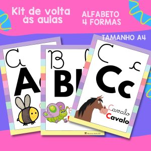 Kit de Volta às Aulas – Arco-Íris - tegoria%