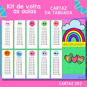 Kit de Volta às Aulas – Arco-Íris - tegoria%