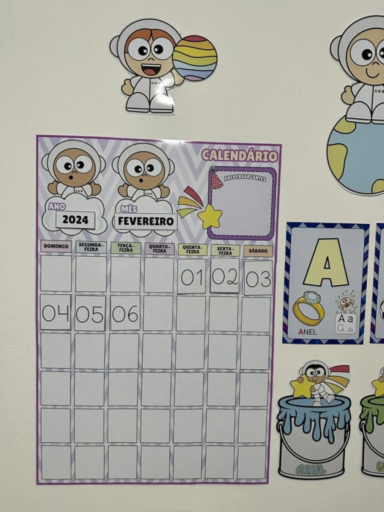 Kit Sala de Aula Astronauta com 12 Recursos — foto 10