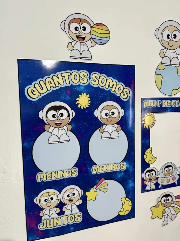 Kit Sala de Aula Astronauta com 12 Recursos — foto 3