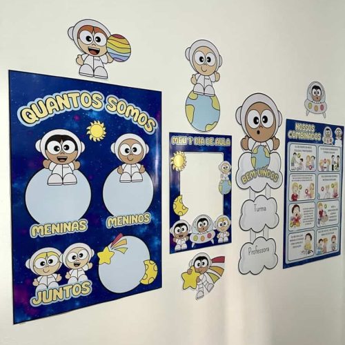 Kit Sala de Aula - Astronauta - Kit Sala de Aula
