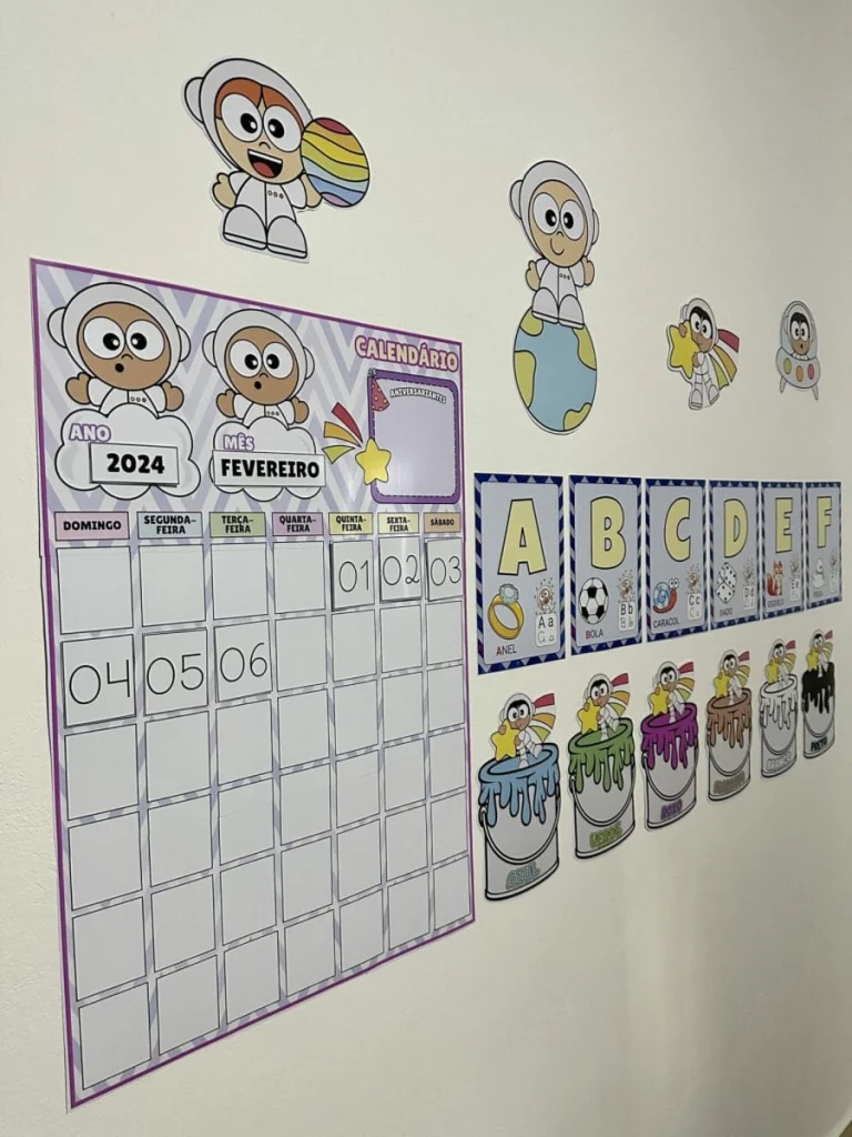 Kit Sala de Aula Astronauta com 12 Recursos — foto 9