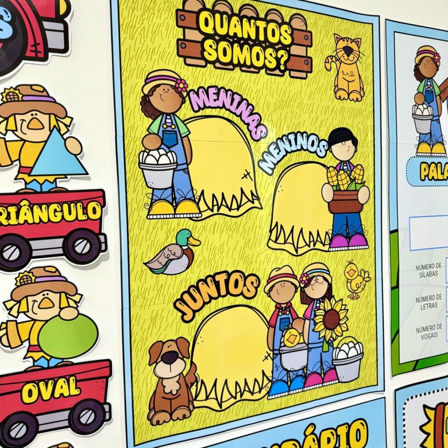 Kit Sala - Fazendinha 2 - Kit Sala de Aula - Pedagogia de Ideias Kit Sala - Fazendinha 2 - Kit Sala de Aula